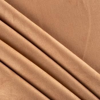 Замша искусственная 018-01931 кэмел однотонный