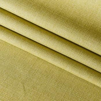 Ткань портьерная лен h-300 см 05-02-11500 желтый однотонный