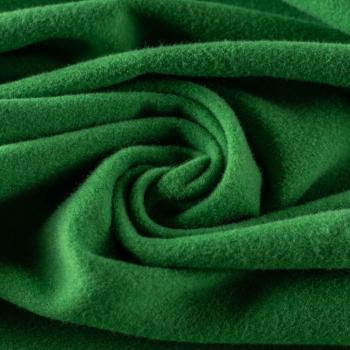 Ткань пальтовая К25-399 зеленый однотонный