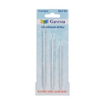 Иглы Gamma для шитья ручные для вязаных изделий NLF-03 3шт