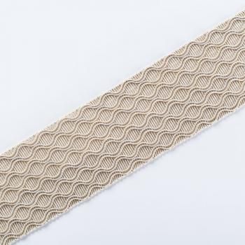Бордюр жаккардовый 6 см 0000-357-104-011 кремовый 