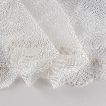 Кружево эластичное 190 мм Ф01-0306 белый