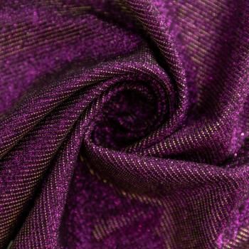 Трикотаж с напылением К33-969 пурпурный однотонный