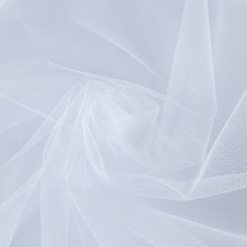 Фатин 058-09163 белый однотонный