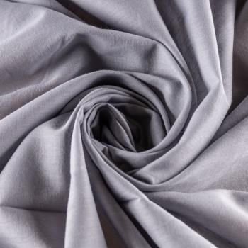 Хлопок-вуаль К28-740 серый однотонный