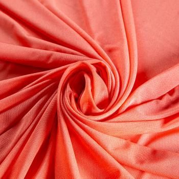 Сетка трикотажная 050-02432 коралловый однотонный