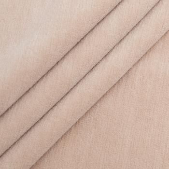 Ткань портьерная шенилл H-300 см 09-02-15442 бежевый однотонный
