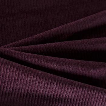 Вельвет 008-06503 божоле однотонный