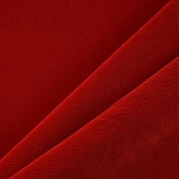 Ткань портьерная негорючая бархат 09-02-13731 терракотовый однотонный