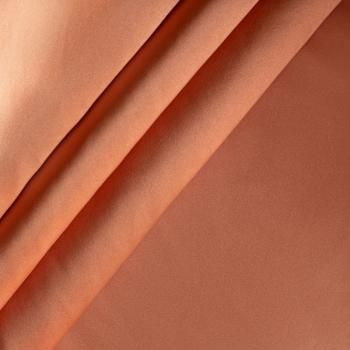 Ткань портьерная сатин h-300 см 16-02-00266 медно-терракотовый однотонный