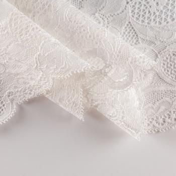 Кружево эластичное 140 мм Ф01-0304 белый