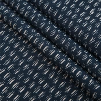 Вискоза 009-16216 пыльно-синий принтованный