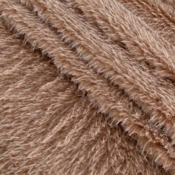 Мех искусственный на трикотажной основе 037-20752 светло-коричневый