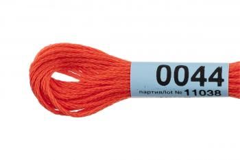 Нитки для вышивания Gamma мулине 8 м 0044 темно-оранжевый