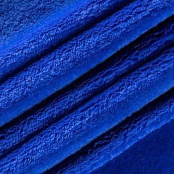 Флис-мех  1020-341-037-0035 синий однотонный