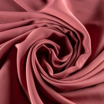 Крепдешин натуральный К36-152 розовый антик однотонный