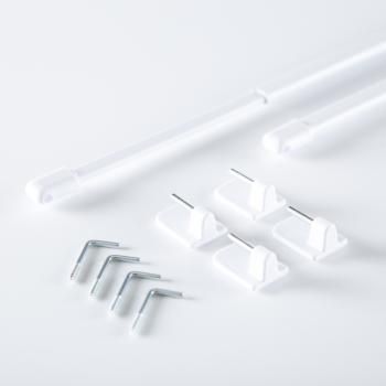 Мини-карниз "Кафе" 100-120 см 61.00.10.100 белый