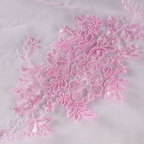 Гипюр К03-0081 розовый