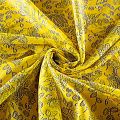 Батист 003-00870 желтый принтованный