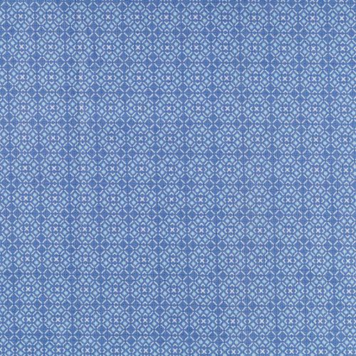 Хлопок К29-068 сине-голубой принтованный