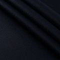 Ткань пальтовая 040-17290 черно-синий однотонный