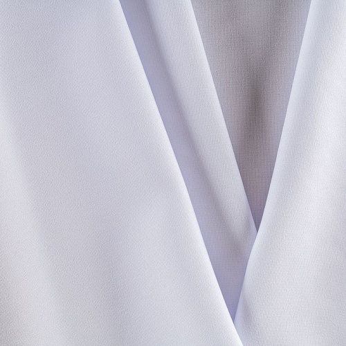 Габардин К28-943 белый однотонный