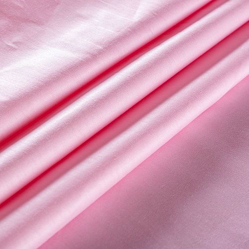 Тик наволочный 054-07613 розовый однотонный