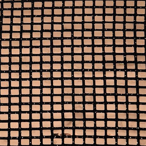 Трикотаж с пайетками 056-11075 черный/золото