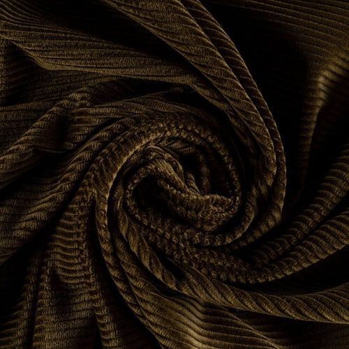 Вельвет К29-450 хаки однотонный