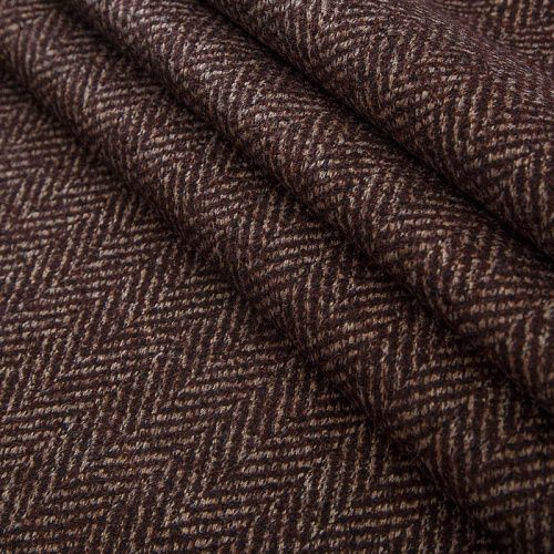 Ткань пальтовая Versace 040-16114 бежево-коричневый