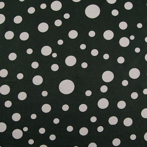 Вискоза "Лоренцо" стрейч 036-17634 бутылочный зеленый принтованный