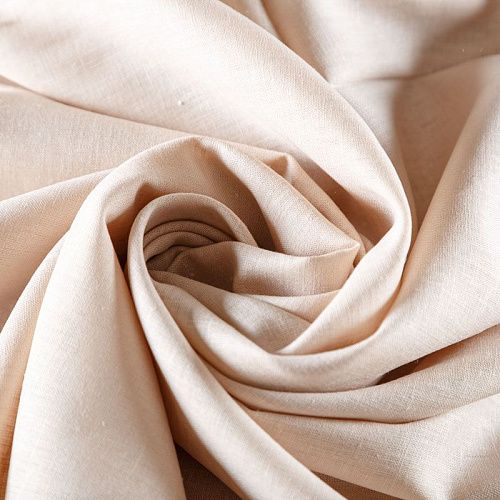 Лен натуральный 035-02788 экрю однотонный