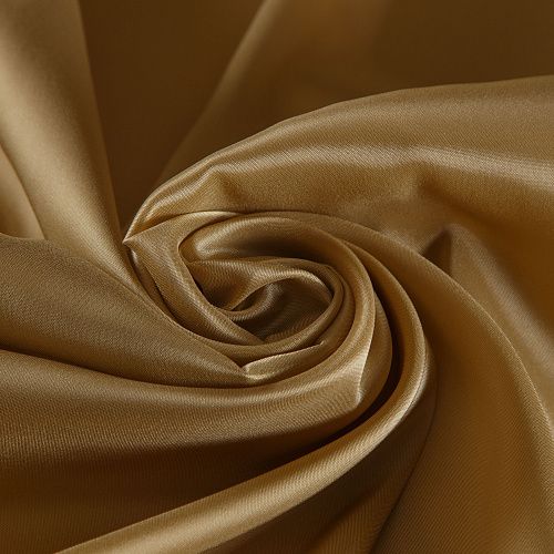 Ткань подкладочная 045-16935 золотисто-горчичный однотонный