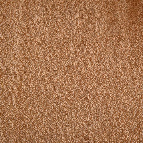 Полотно махровое 007-18361 карамельно-кремовый однотонный