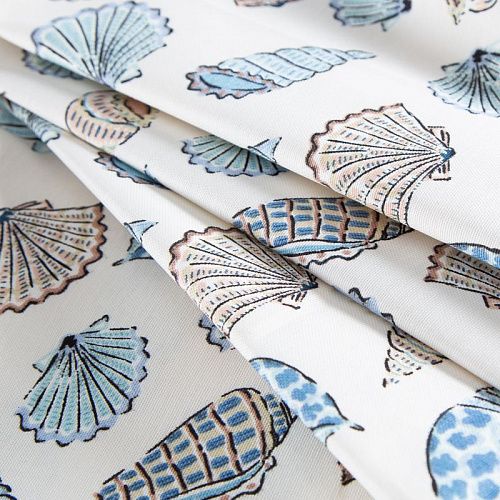 Ткань с водо- и грязеотталкивающей пропиткой 22-02-20713 белый принтованный