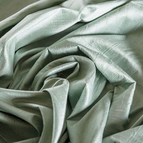 Дикий шелк 016-04747 снежная мята однотонный