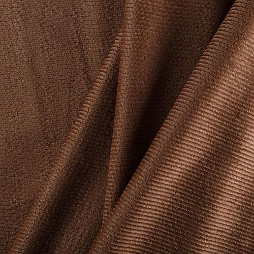 Вельвет 008-05856 коричневый однотонный