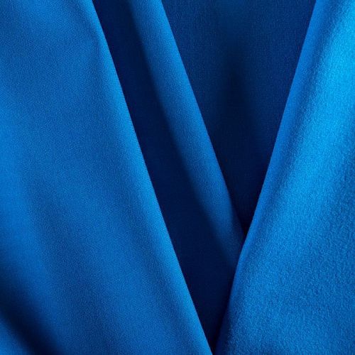 Джерси с начесом 014-03180 васильковый однотонный