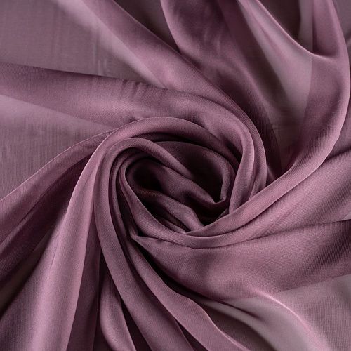Шифон К33-883 морозный виноград однотонный