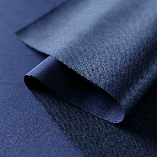 Ткань плащевая 042-06781 синий однотонный