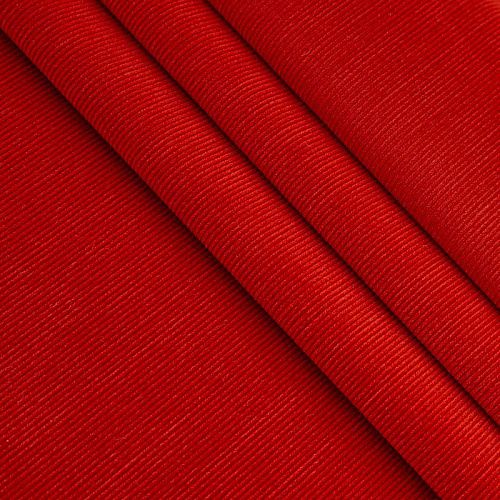 Микровельвет 008-20020 красный однотонный