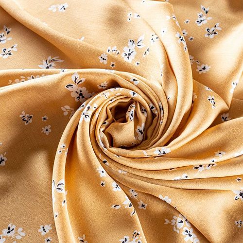 Шелк-штапель 069-01788 col.3 бежевый принтованный