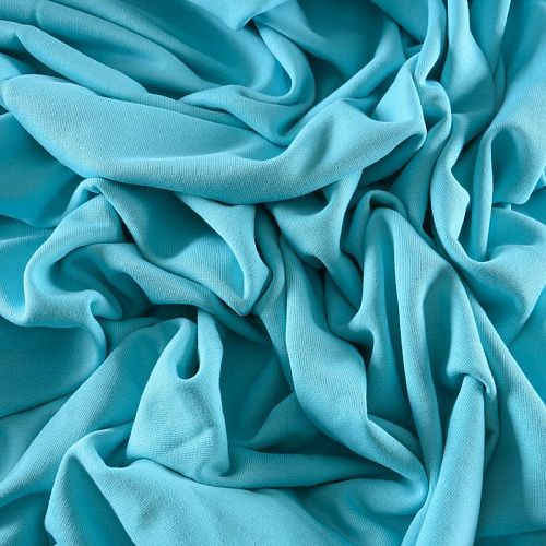 Футер с начесом 062-11828 бирюзовый однотонный