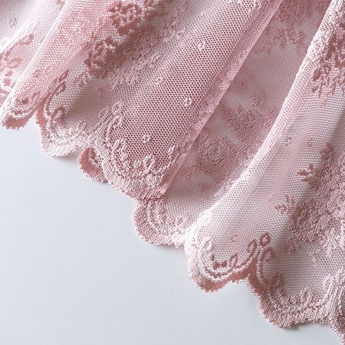 Тюль жаккардовый h-285 см 08-01-00252 розовый