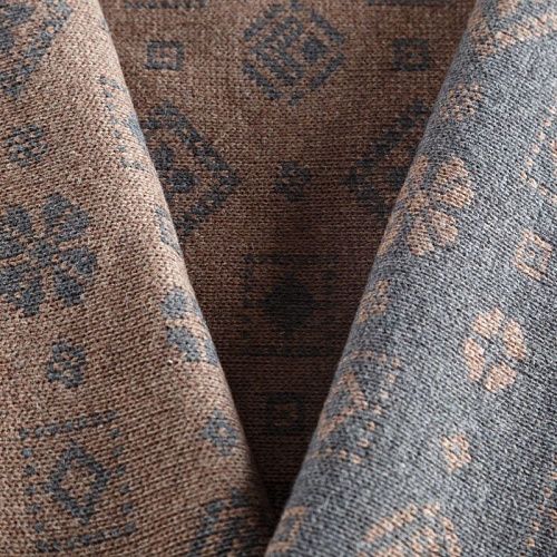 Трикотаж 2-х сторонний вязаный 056-05816 серо-бежевый