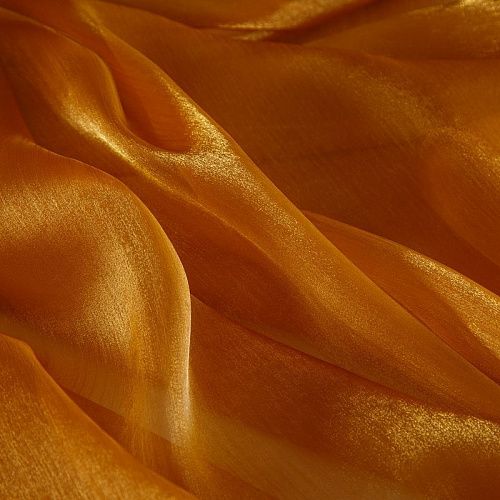 Органза 039-18834 жженый апельсин однотонный