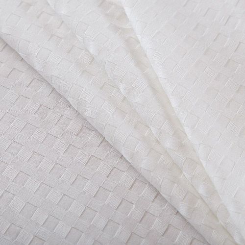 Полотно вафельное 007-18352 белый однотонный
