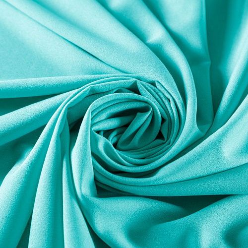 Крепдешин синтетический 029-07349 тиффани однотонный