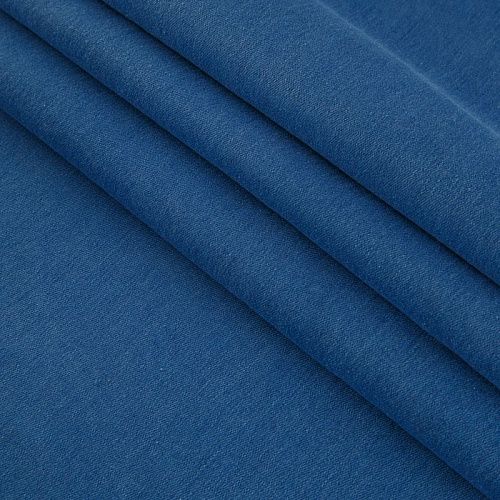 Джинс стрейч 015-17156 сине-голубой однотонный