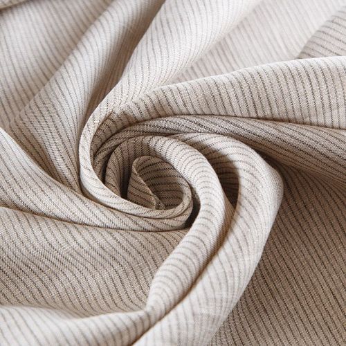 Лен натуральный 035-11725 экрю принтованный